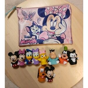 Lot Of 10 Disney Mickey Mouse & Friends Finger Puppet Mickey Donald Cuckoo Pete